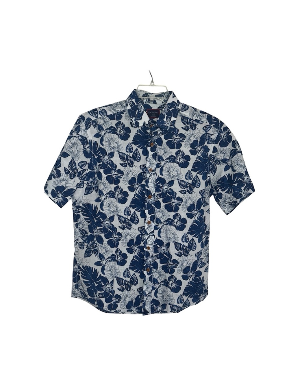 UNTUCKit Indailia Hawaiian Floral Shirt Short Sleeve Button Down Cotton Size S